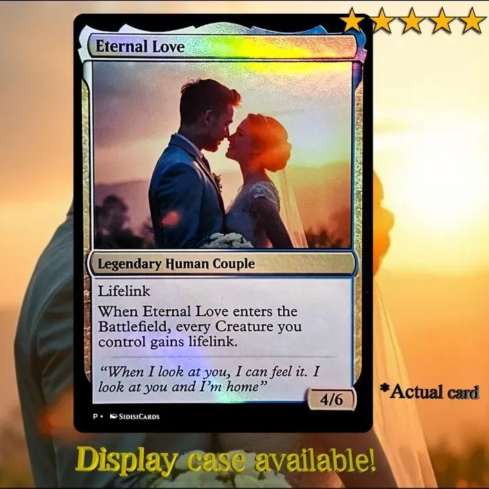 Personalisierte Regenbogen-anime-zauberkarte Für Paare Mit Foto – Das Beste Valentinstagsgeschenk Für Paare