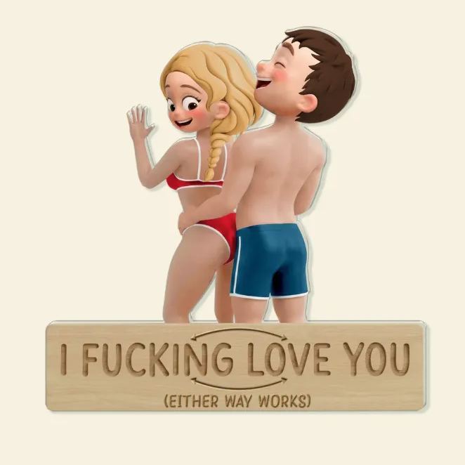 Personalisierter Kühlschrankmagnet „viel Spaß, Pärchen!", Ideales Geschenk Zum Valentinstag