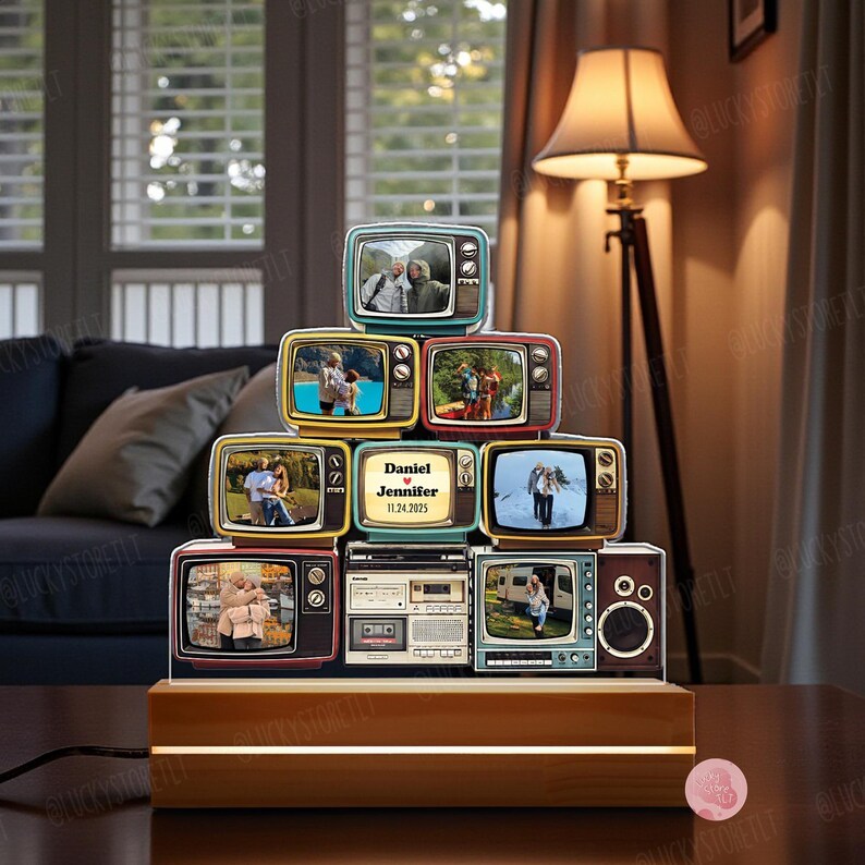 Personalisierte Foto-nachtlampe, Individuelle Led-erinnerungslampe Zum Festhalten Eurer Liebesgeschichte, Romantisches Valentinstagsgeschenk Für Paare