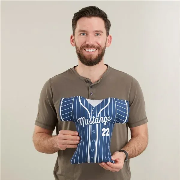 Personalisiertes Baseball-trikot-kissen, Individuelles Kissen Mit Name Und Nummer, Weiches Plüschkissen, Einzigartiges Sportgeschenk Für Fans, Heimdekoration