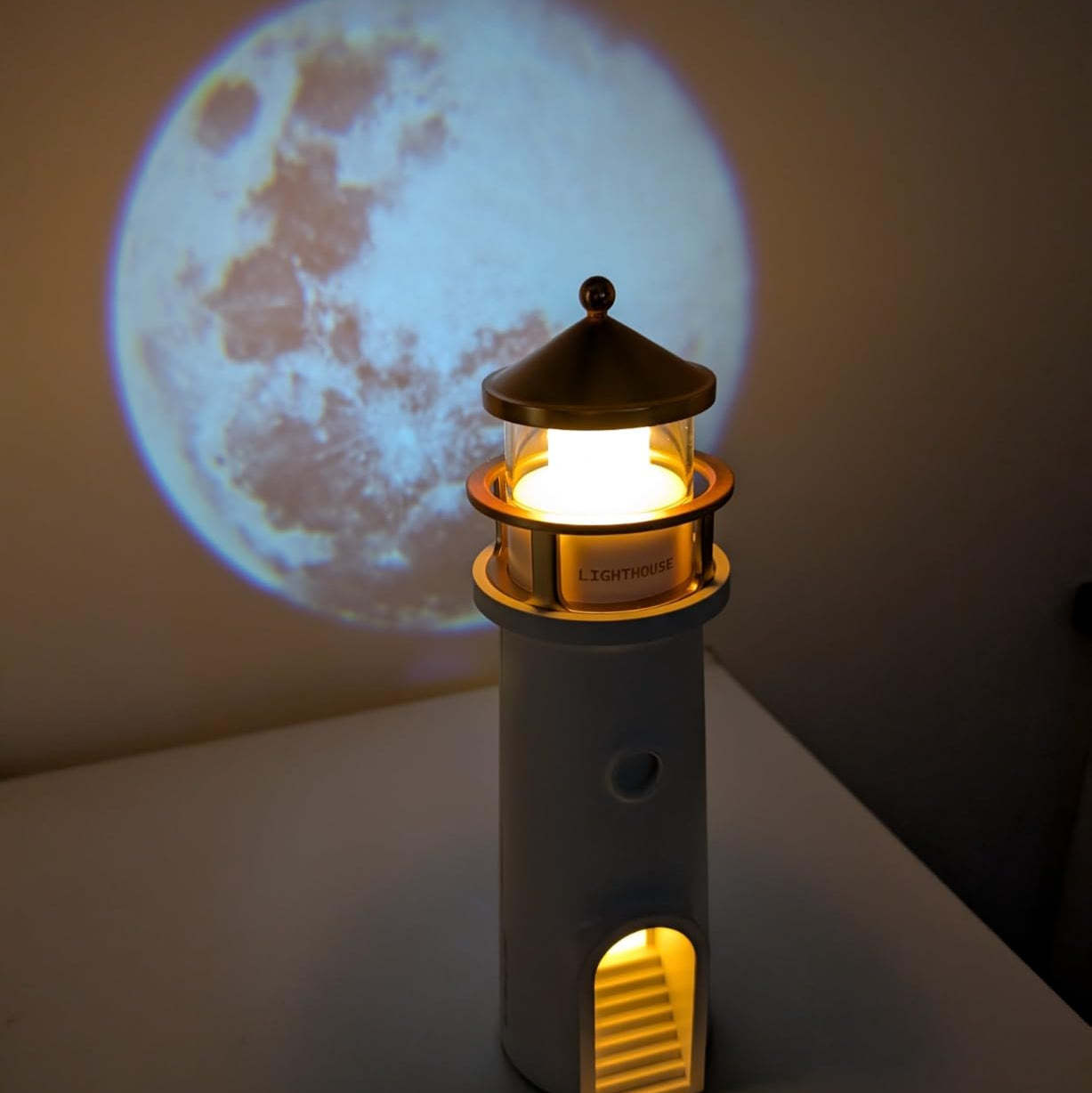 Leuchtturm Luna Lampe