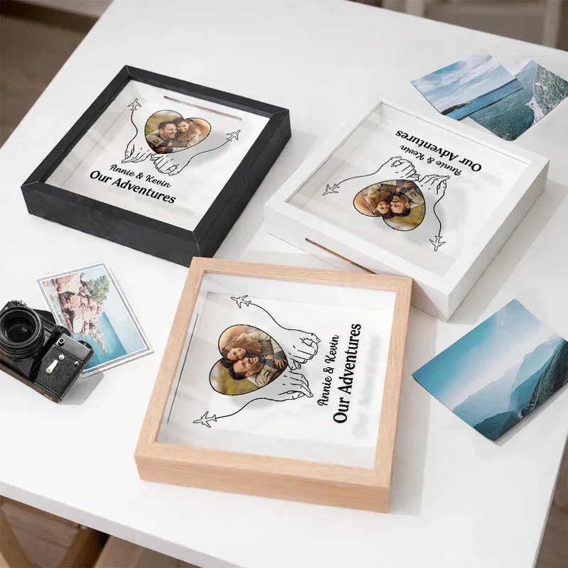 Personalisierte Fotobox Mit Erinnerungsstücken Für Paare – Die Schönsten Reiseerinnerungen Mit Dir, Das Perfekte Valentinstagsgeschenk Für Paare