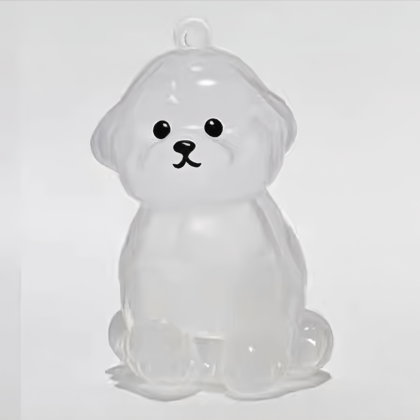 Transparente Haaraufbewahrungsflasche Mit Welpenmotiv, Niedlicher Tierhaarball, Kapsel, Anhänger, Dekoration, Gedenk-staubbox, Geschenk