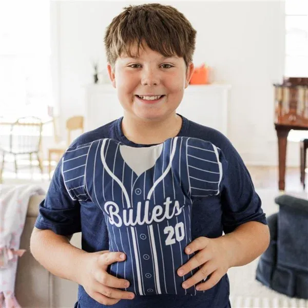 Personalisiertes Baseball-trikot-kissen, Individuelles Kissen Mit Name Und Nummer, Weiches Plüschkissen, Einzigartiges Sportgeschenk Für Fans, Heimdekoration