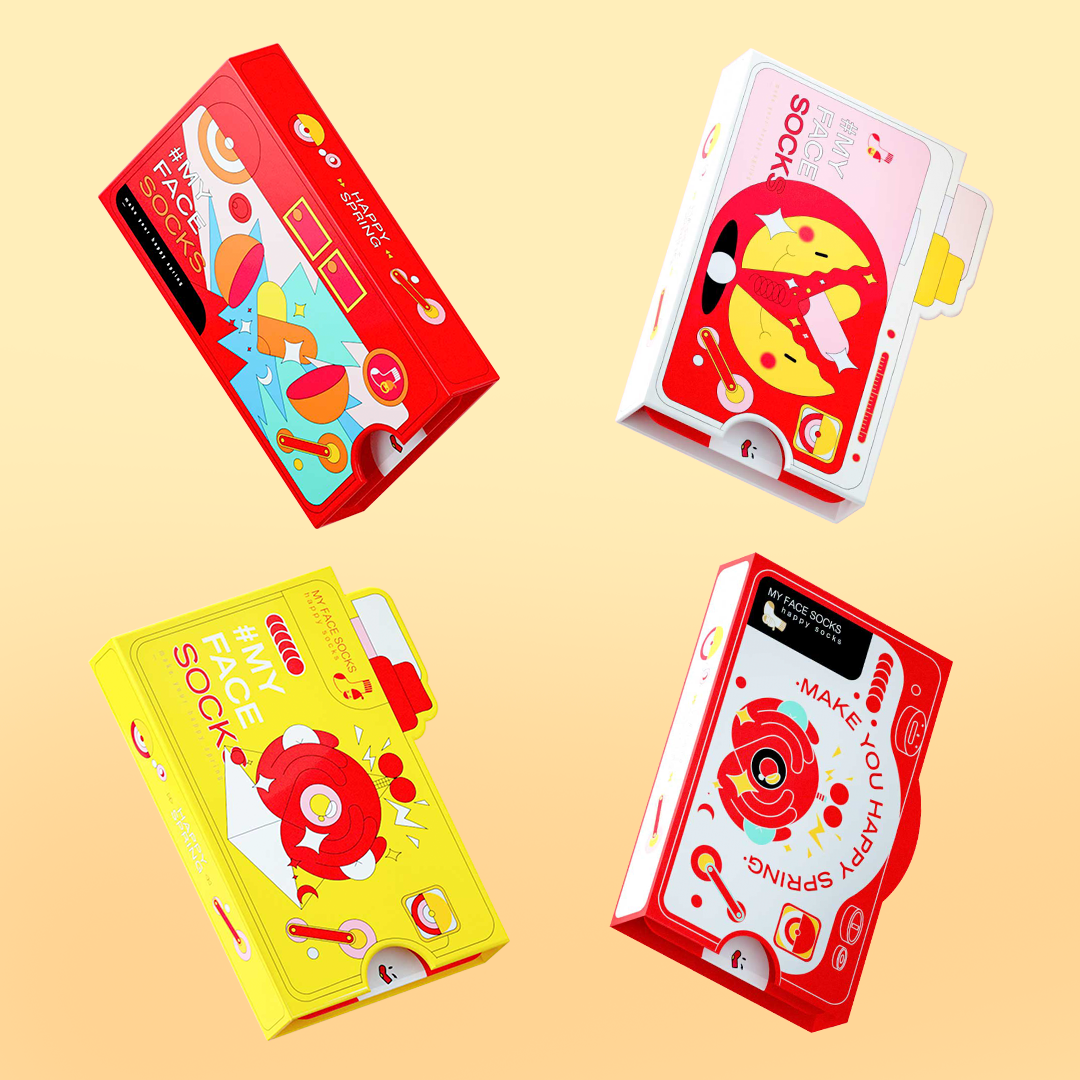 3D Preview Custom Personalized Face Socks - Love Heart - PhotoBoxer