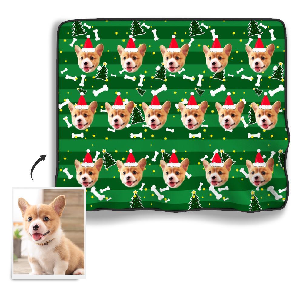 Christmas Dog Photo Blanket - PhotoBoxer