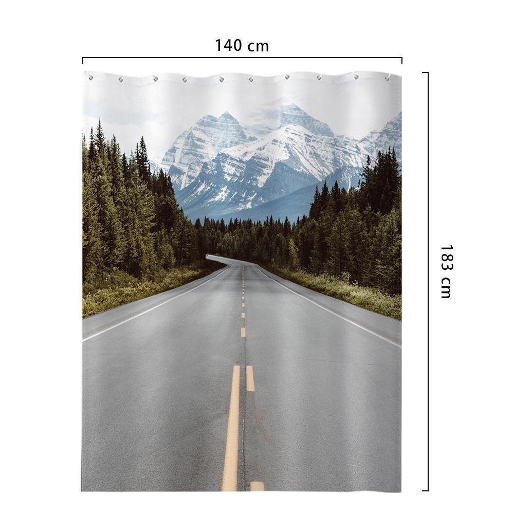Personalized Shower Curtain Bathroom Decor Gift Memorial Gifts 140*183cm - PhotoBoxer
