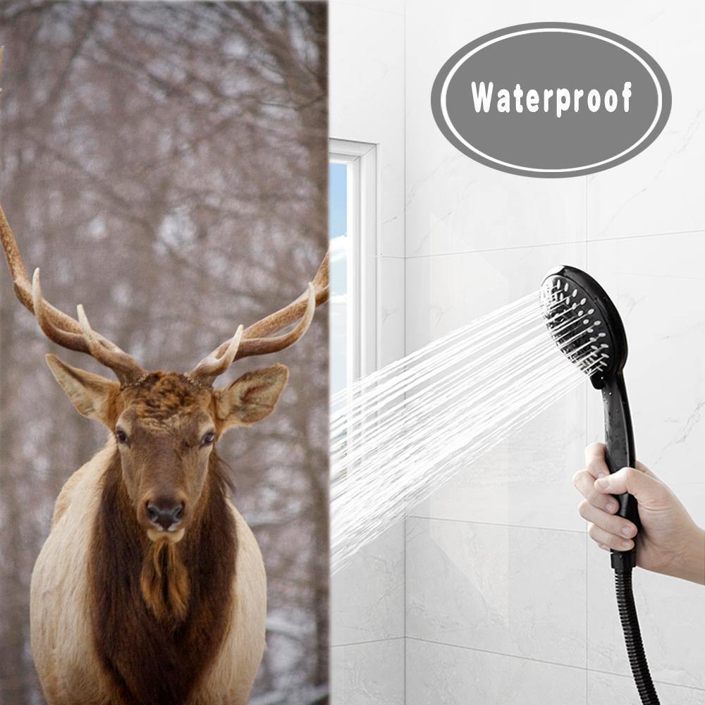 Personalized Shower Curtain Bathroom Decor Gift Memorial Gifts 183*183cm - PhotoBoxer