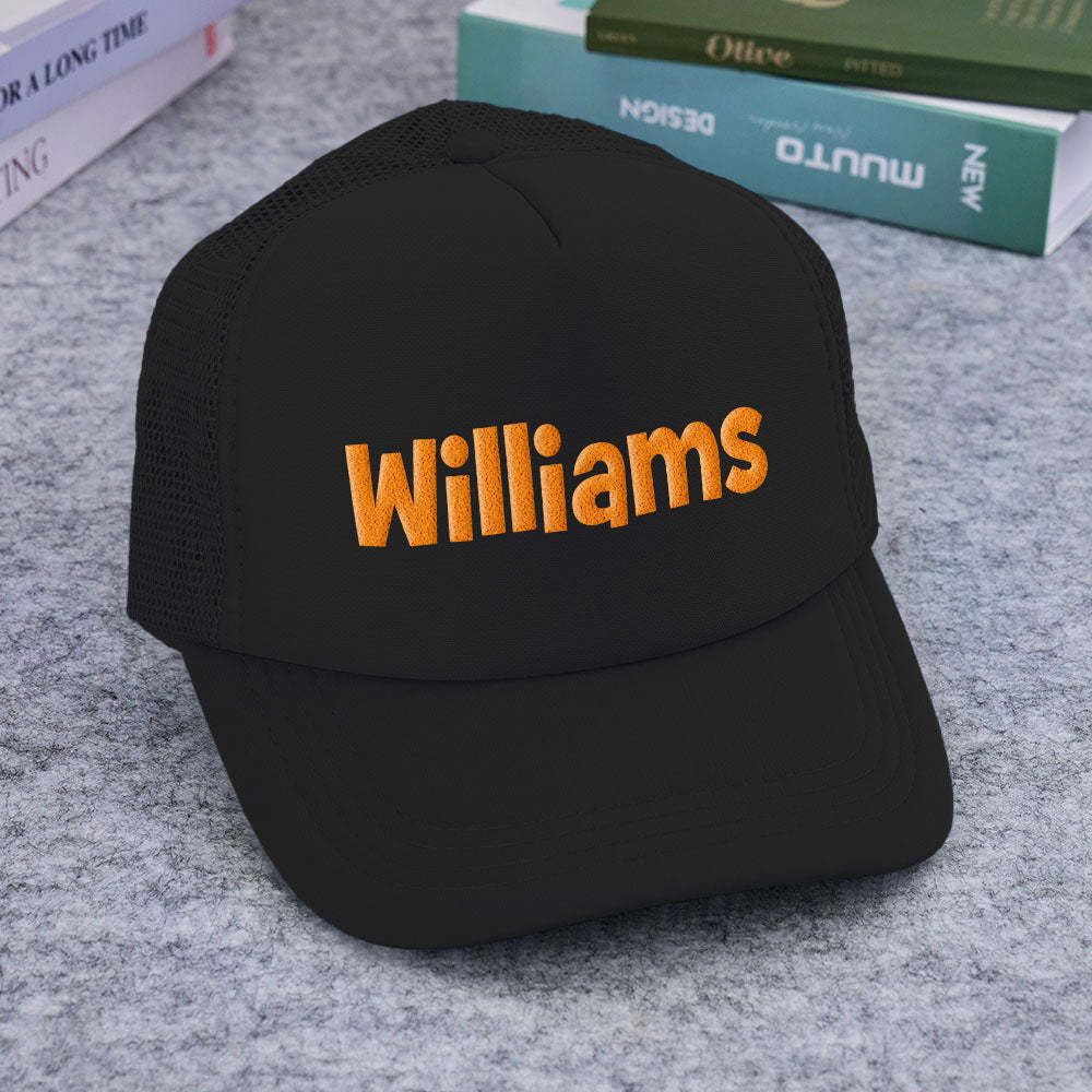 Custom Puff Print Trucker Hat Personalized Foam Trucker Caps for Adult - PhotoBoxer