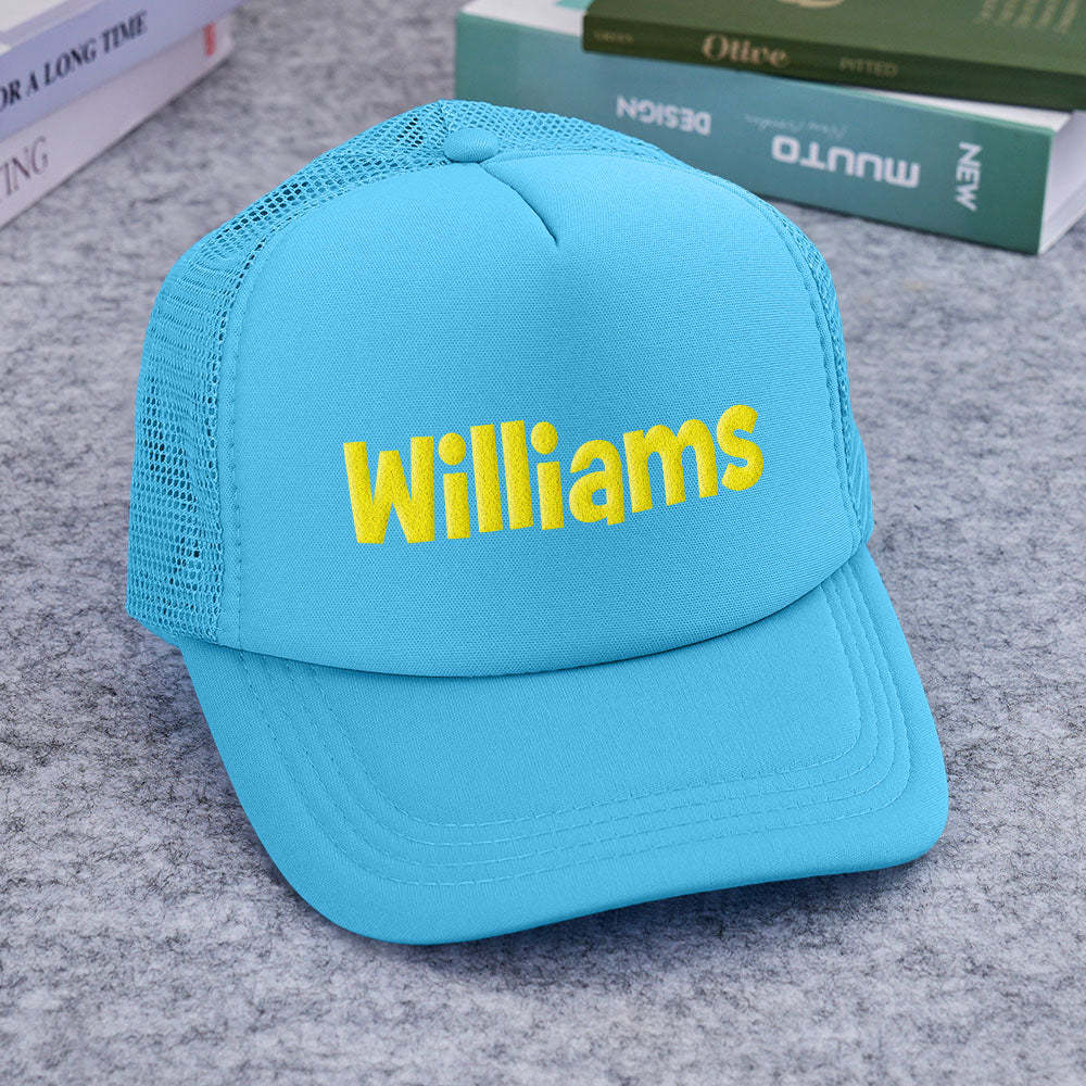 Custom Puff Print Trucker Hat Personalized Foam Trucker Caps for Adult - PhotoBoxer