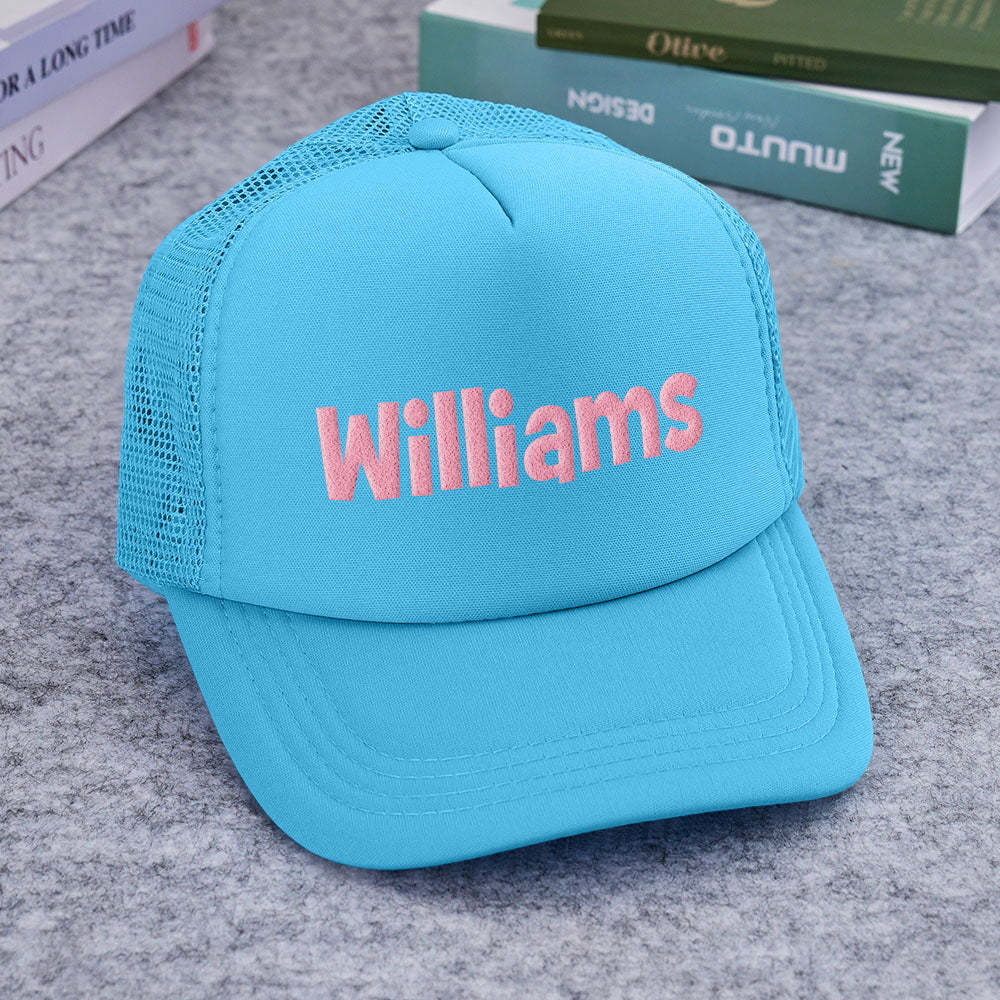 Custom Puff Print Trucker Hat Personalized Foam Trucker Caps for Adult - PhotoBoxer
