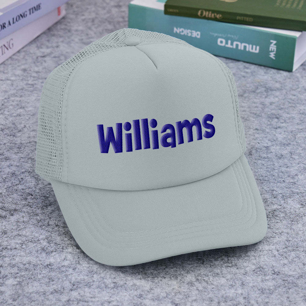 Custom Puff Print Trucker Hat Personalized Foam Trucker Caps for Adult - PhotoBoxer