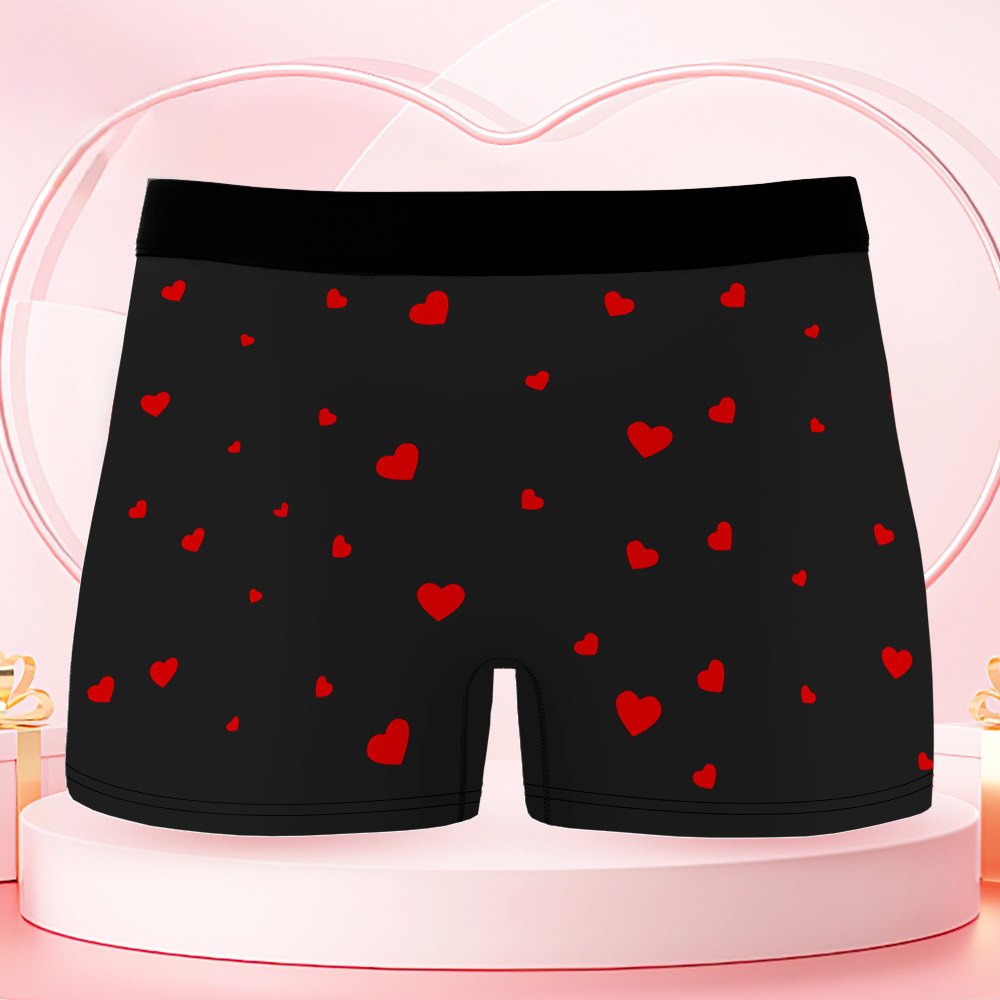 Personalized Men's Boxer Briefs I Licked It So It's Mine Naughty Couple Best Valentine's Day Gift for Couple - PhotoBoxer