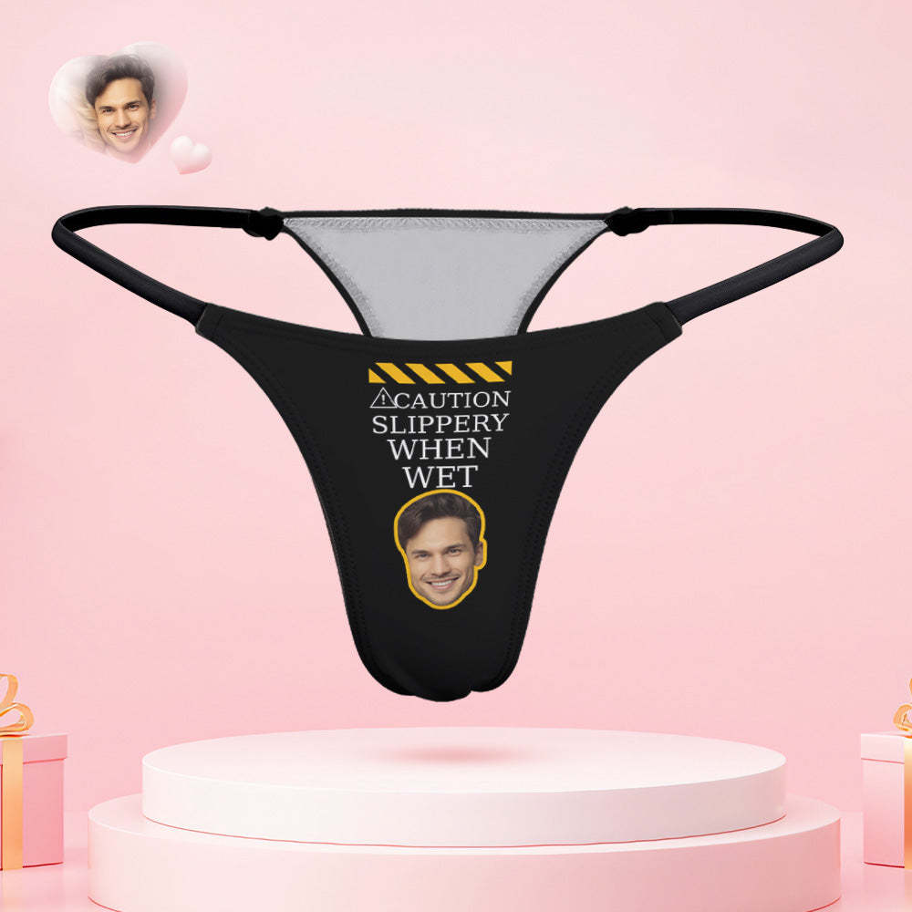 Custom Face Couple Underwear CHOKING HAZARD Personalized Underwear Valentine's Day Gift - PhotoBoxer