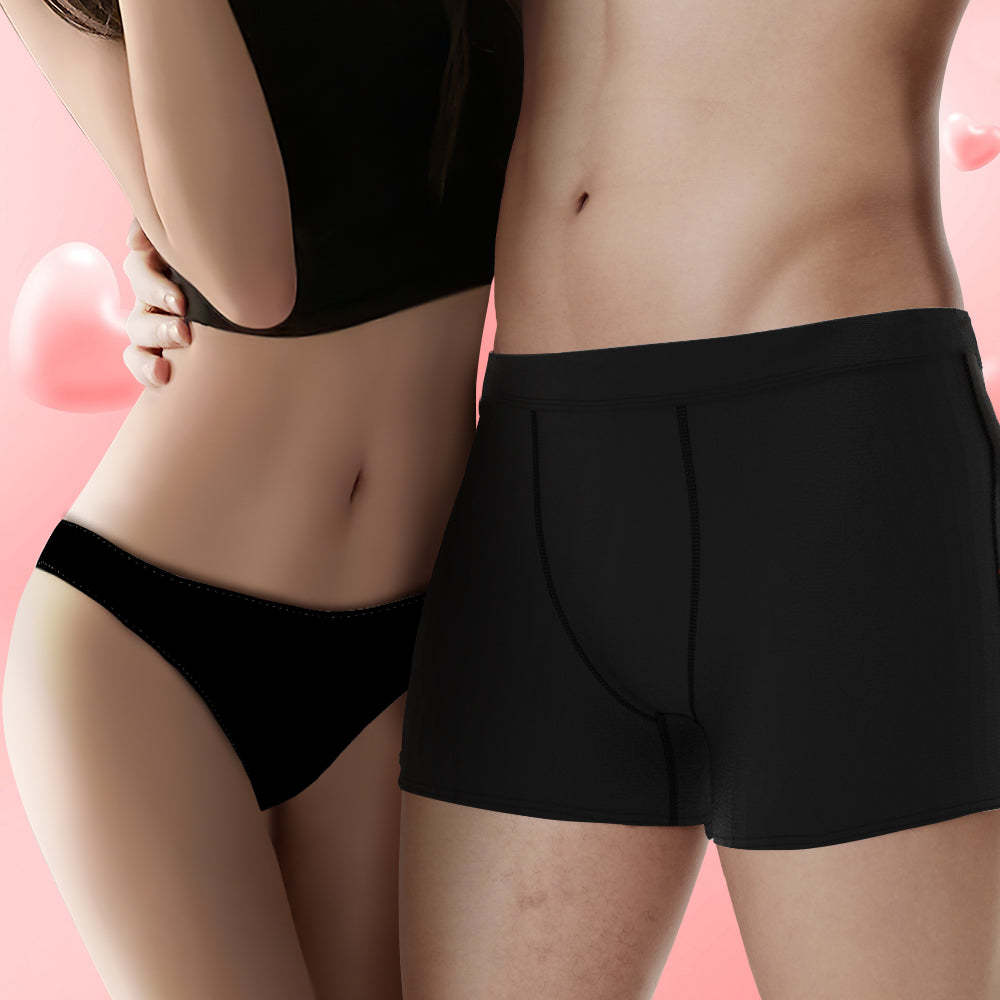 Custom Face Couple Underwear You Belong to Me Personalized Underwear Valentine's Day Gift - PhotoBoxer