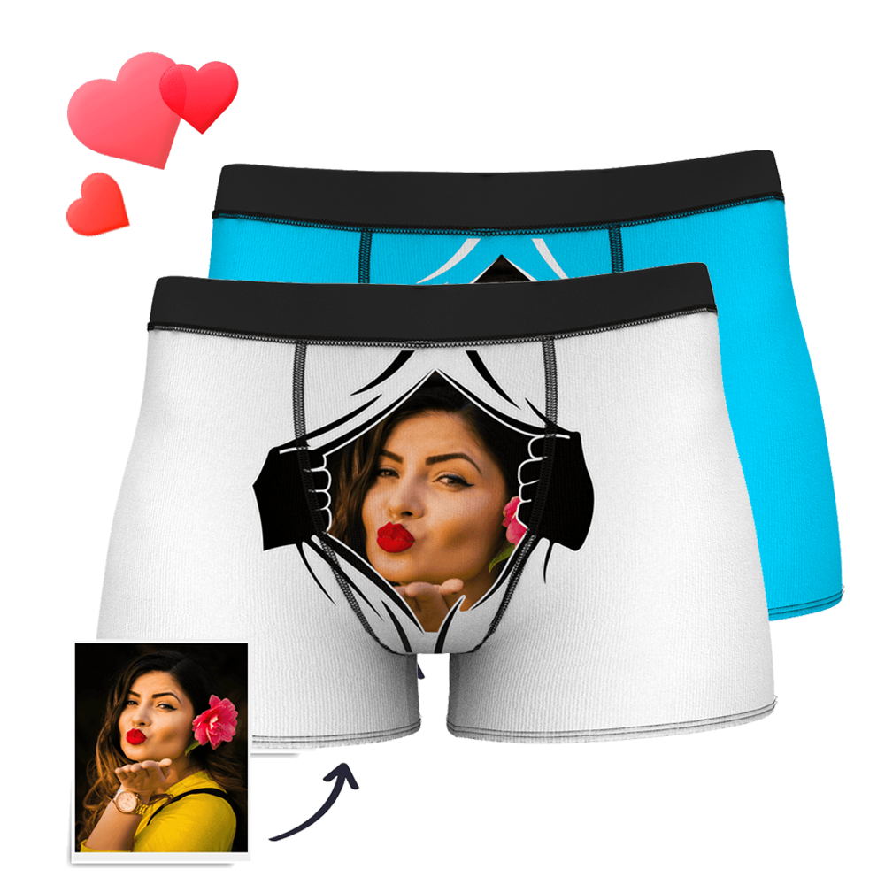 Personalised Boxers with Face Gift For Him
