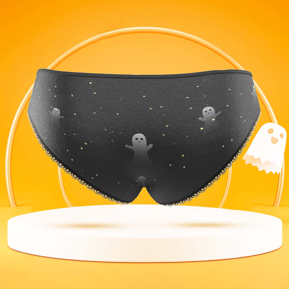 Custom Face Panties Personalised Photo Women's Underwear Halloween Gift For Girlfriend