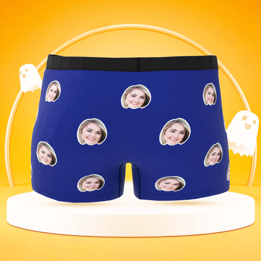 Custom Face Boxer Men's Boxer Shorts Halloween Gift - All Mine