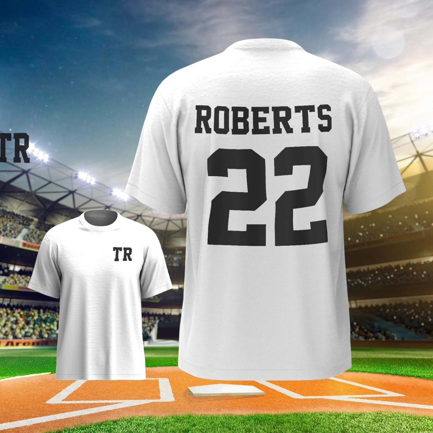 Personalized Football Name & Number Sports T-Shirt Back to School Gifts - PhotoBoxer