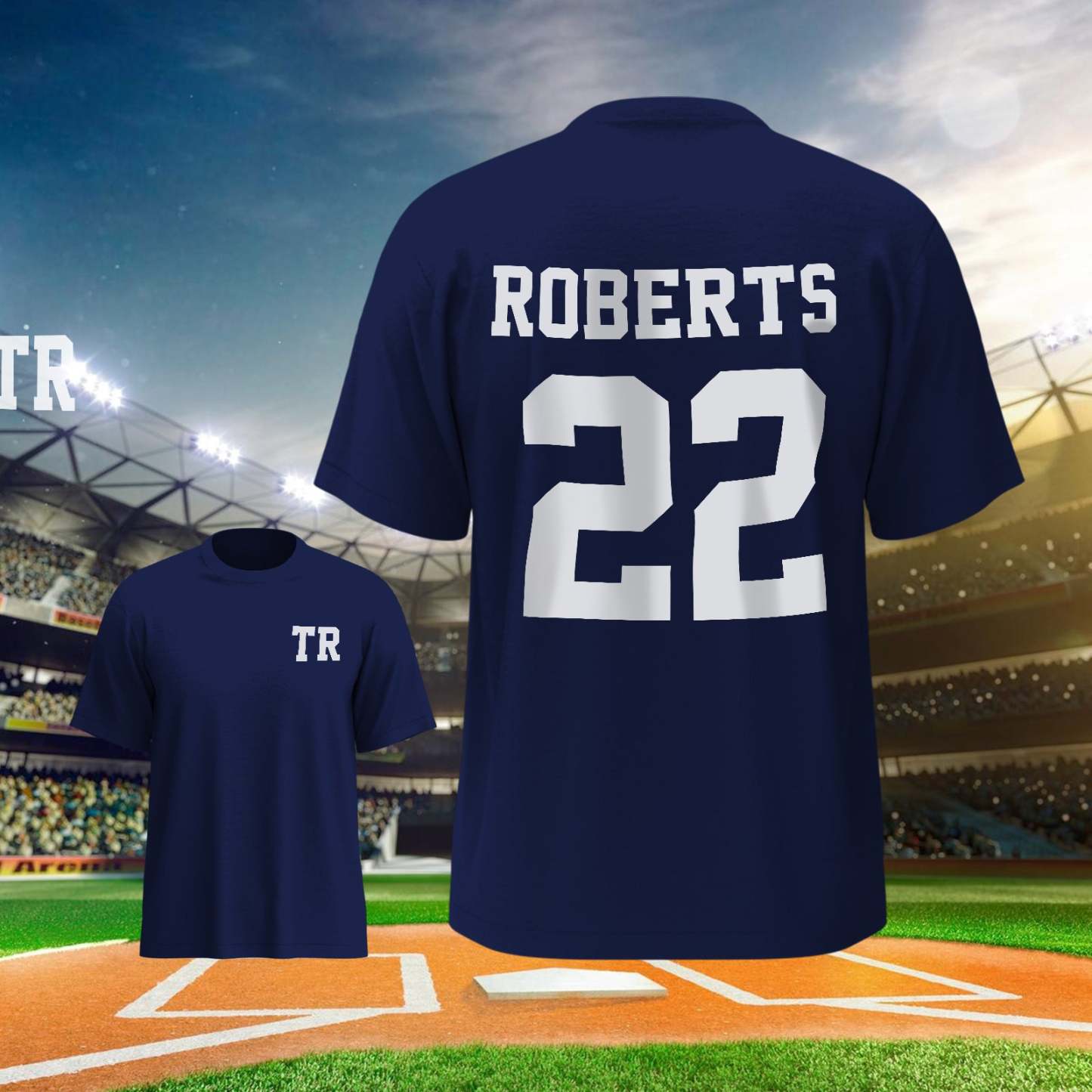 Personalized Football Name & Number Sports T-Shirt Back to School Gifts - PhotoBoxer