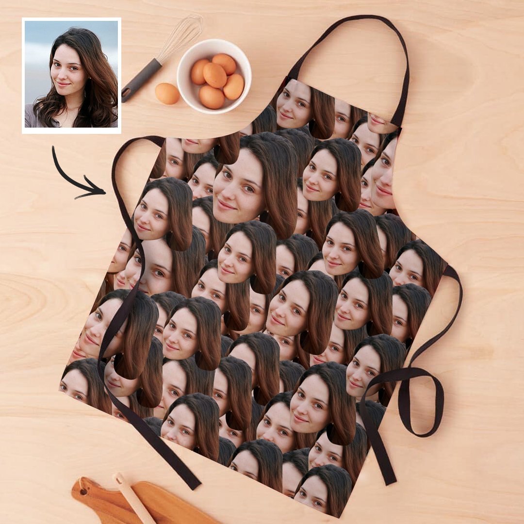 Face Mash - Custom Face Apron Gift for MOM