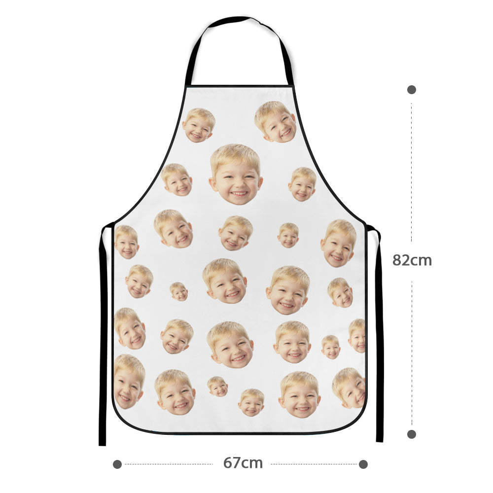 Custom Face Kitchen Funny Apron Personalized Apron For Men Women Chef