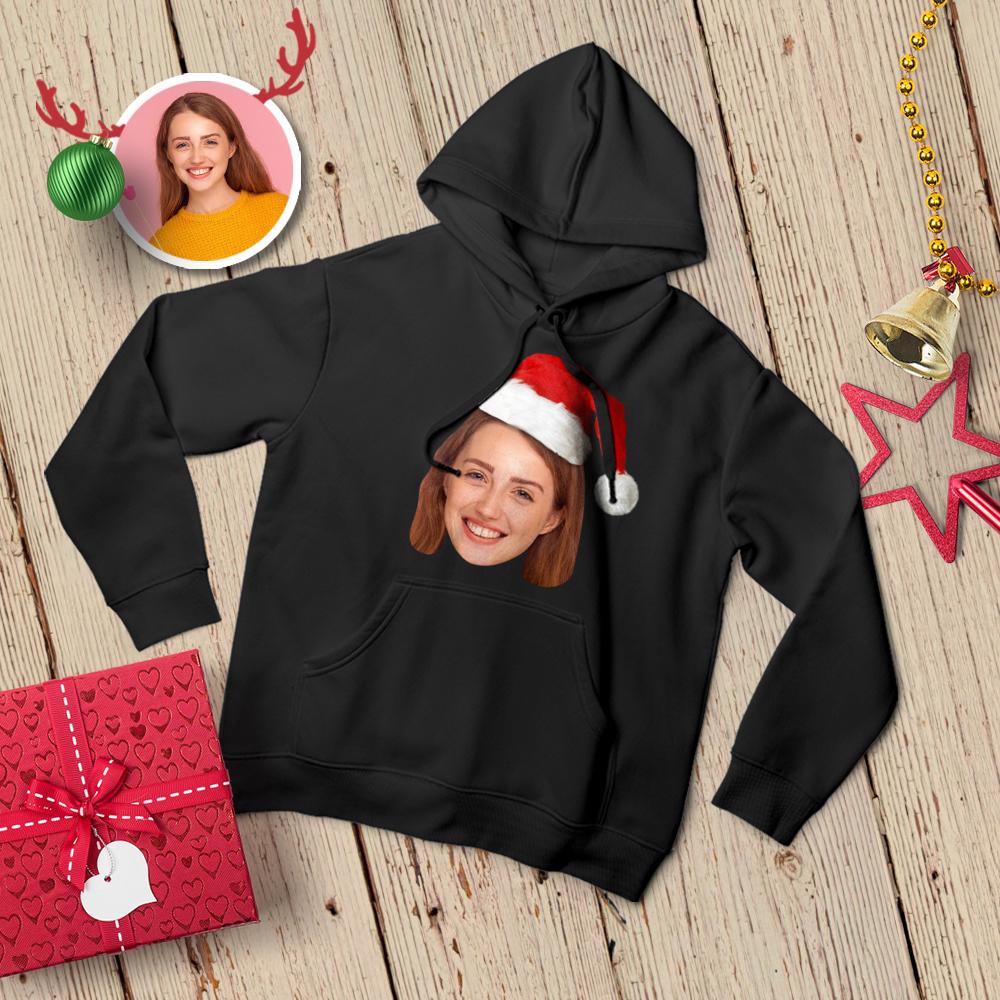 Custom Face Hoodie Multi-color Custom Photo Sweatshirts for Men Christmas Gift