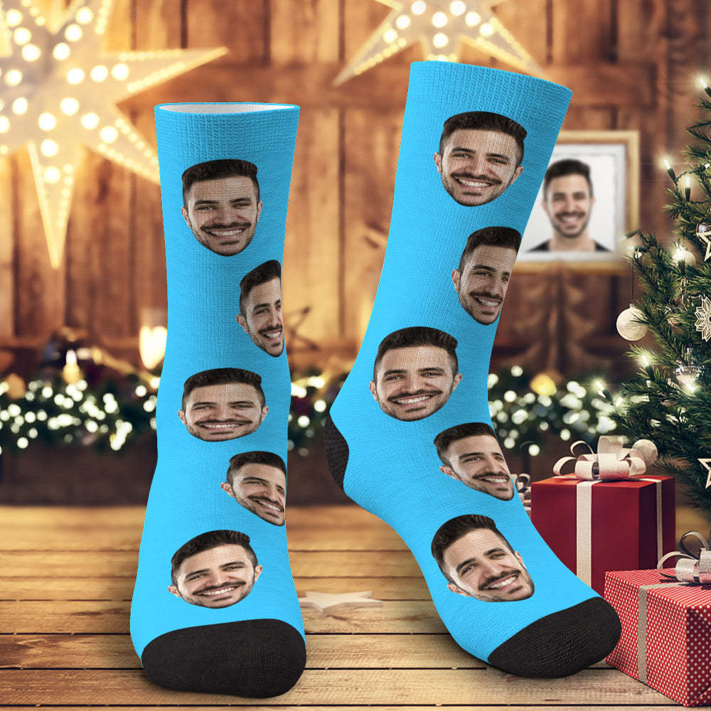 Custom Face Socks - PhotoBoxer