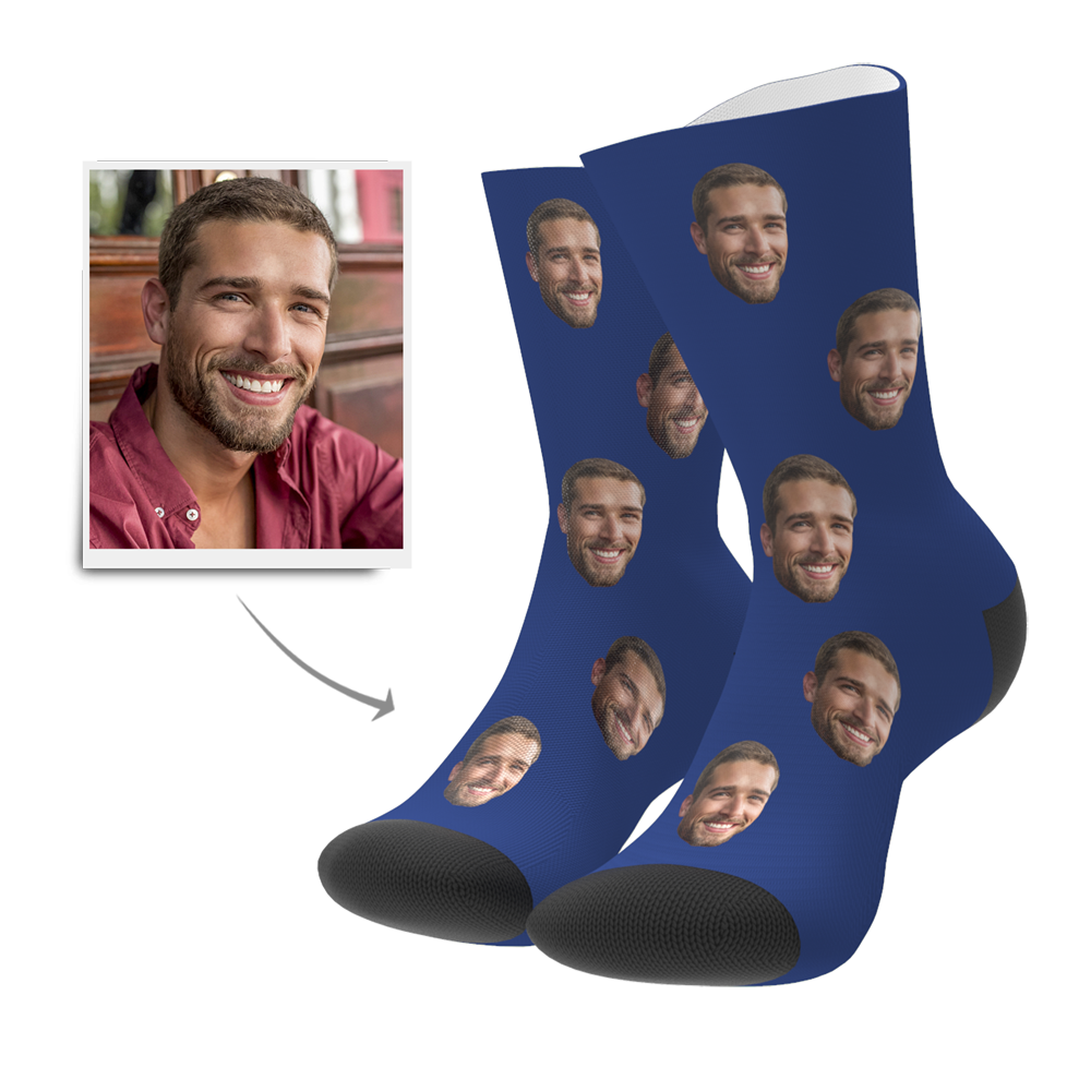 Custom Face Socks - Photoboxer