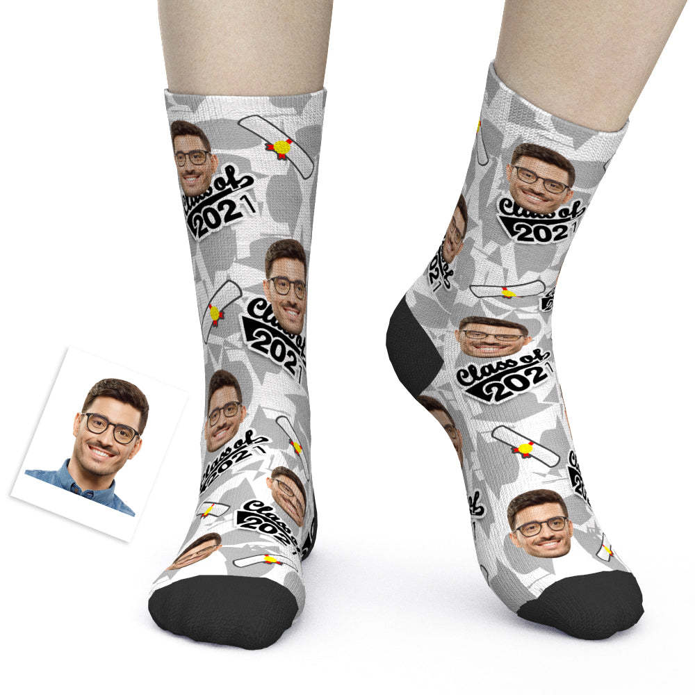 Custom Grad Socks (Diploma) - PhotoBoxer