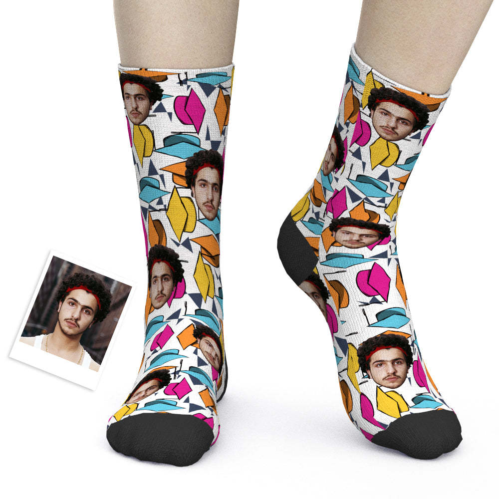 Custom Grad Socks (Colored Caps) - PhotoBoxer