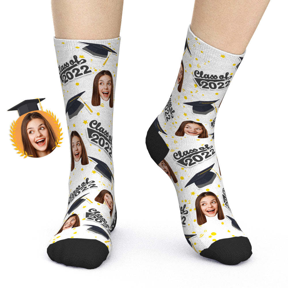 Custom Grad Socks (Stars) - PhotoBoxer