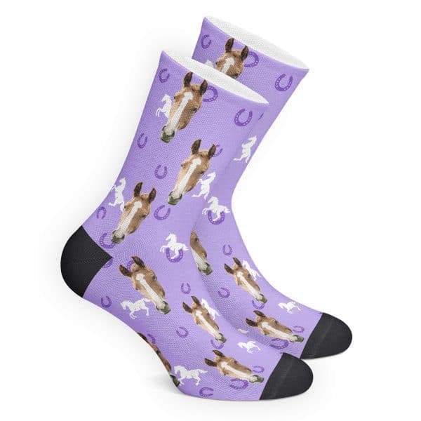 Custom Horse Socks - PhotoBoxer