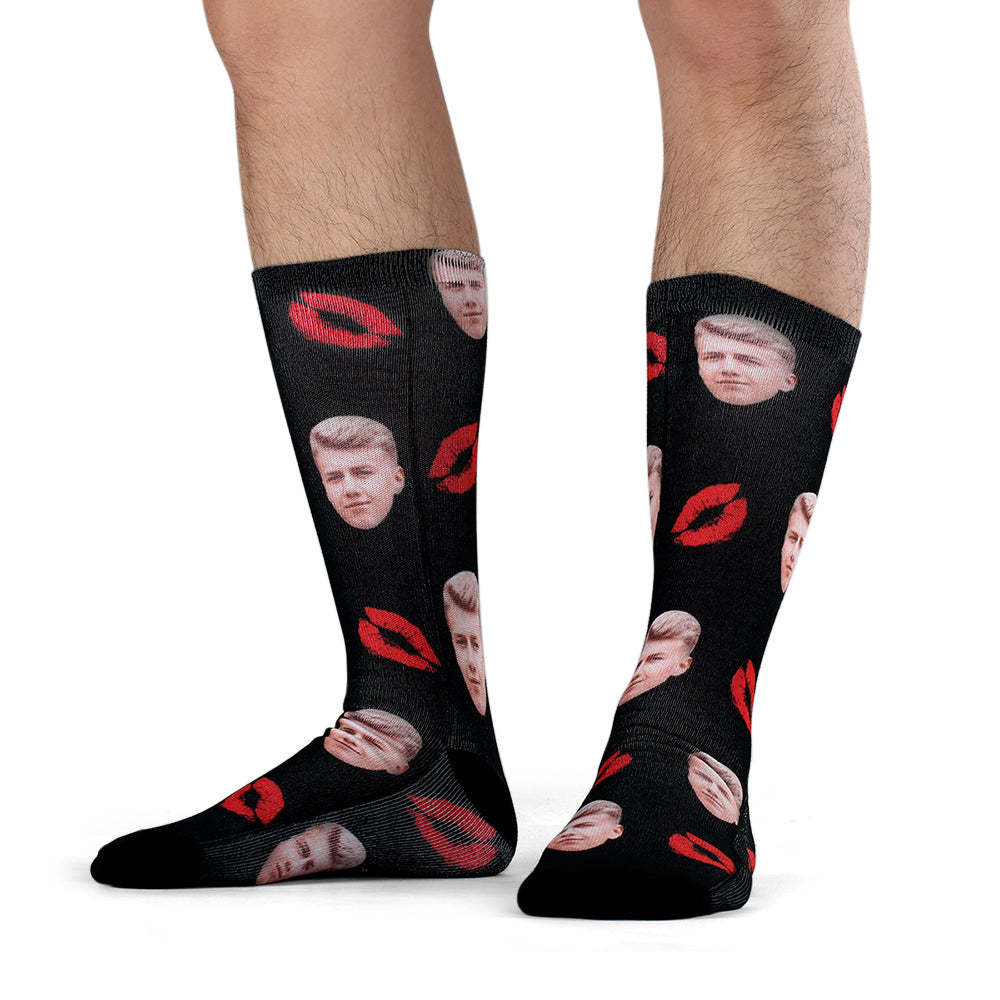 Custom Kiss Socks - PhotoBoxer