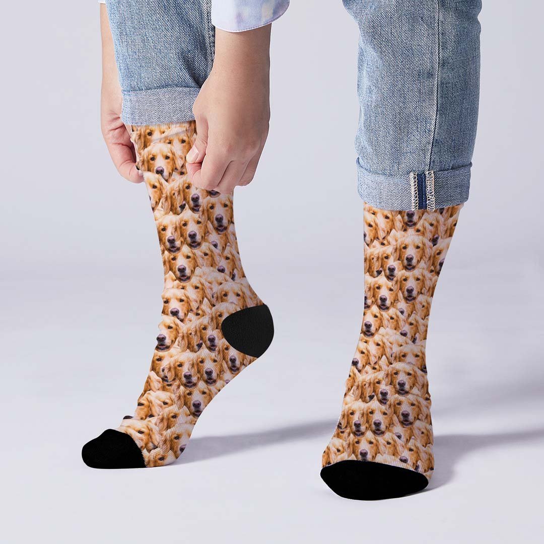 Custom All Print Face Socks - PhotoBoxer