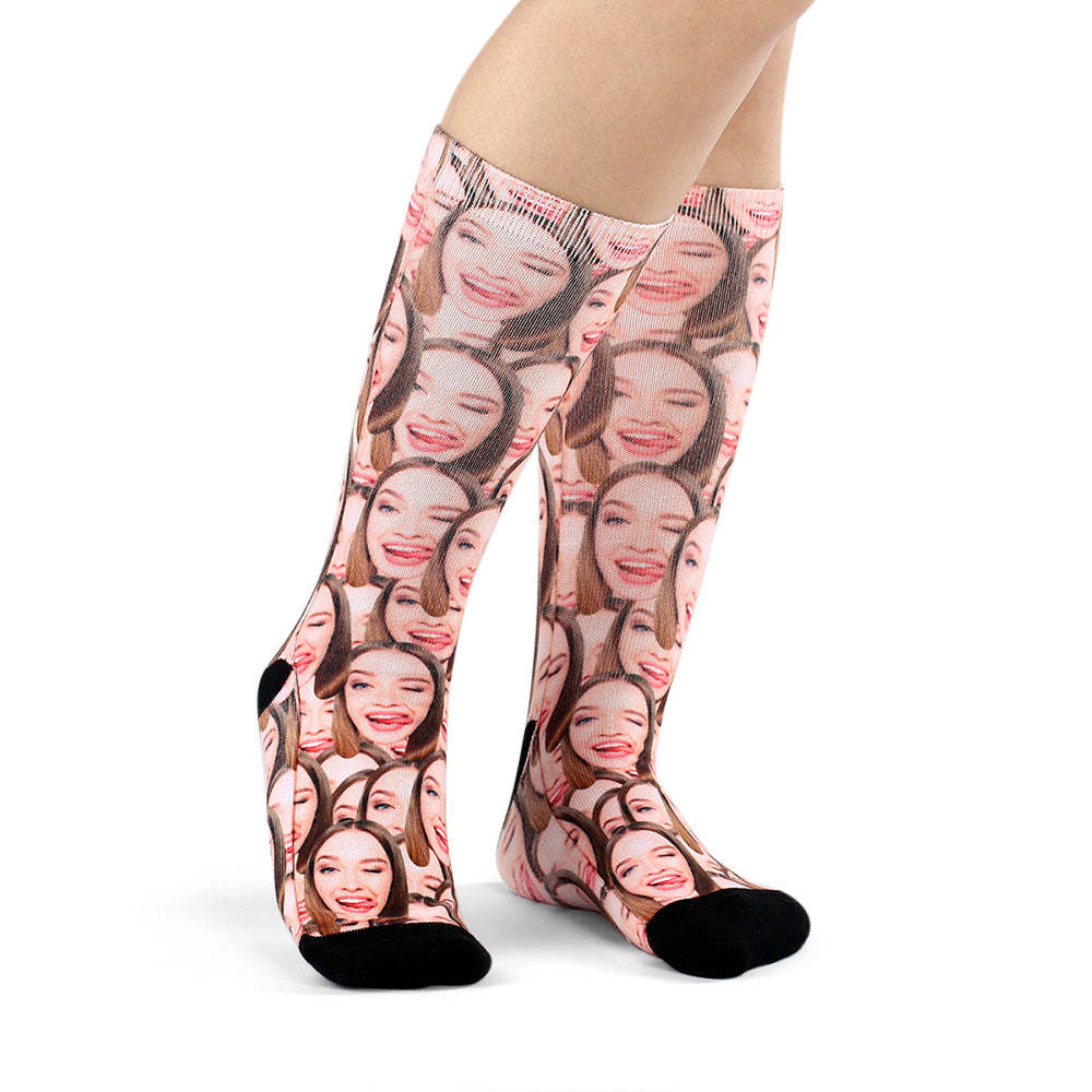 Custom Face Mash Socks - PhotoBoxer