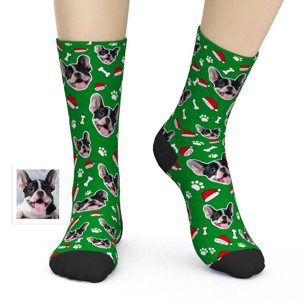 Custom Face Socks Personalized Christmas Socks - Pet Socks