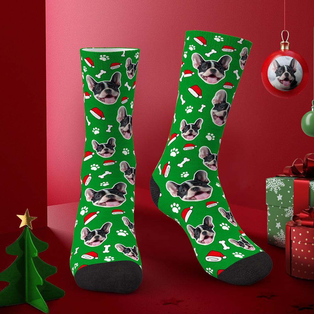 Custom Face Socks Personalized Christmas Socks - Pet Socks