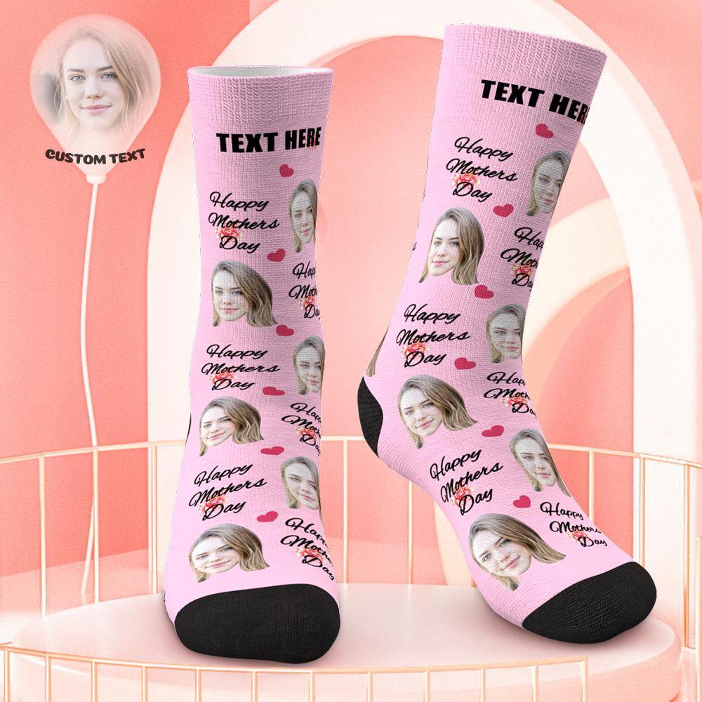 Happy Mothers Day Socks Customized Socks For Mum