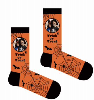 Custom Face Socks Unique Gifts  Face Halloween Gifts - PhotoBoxer