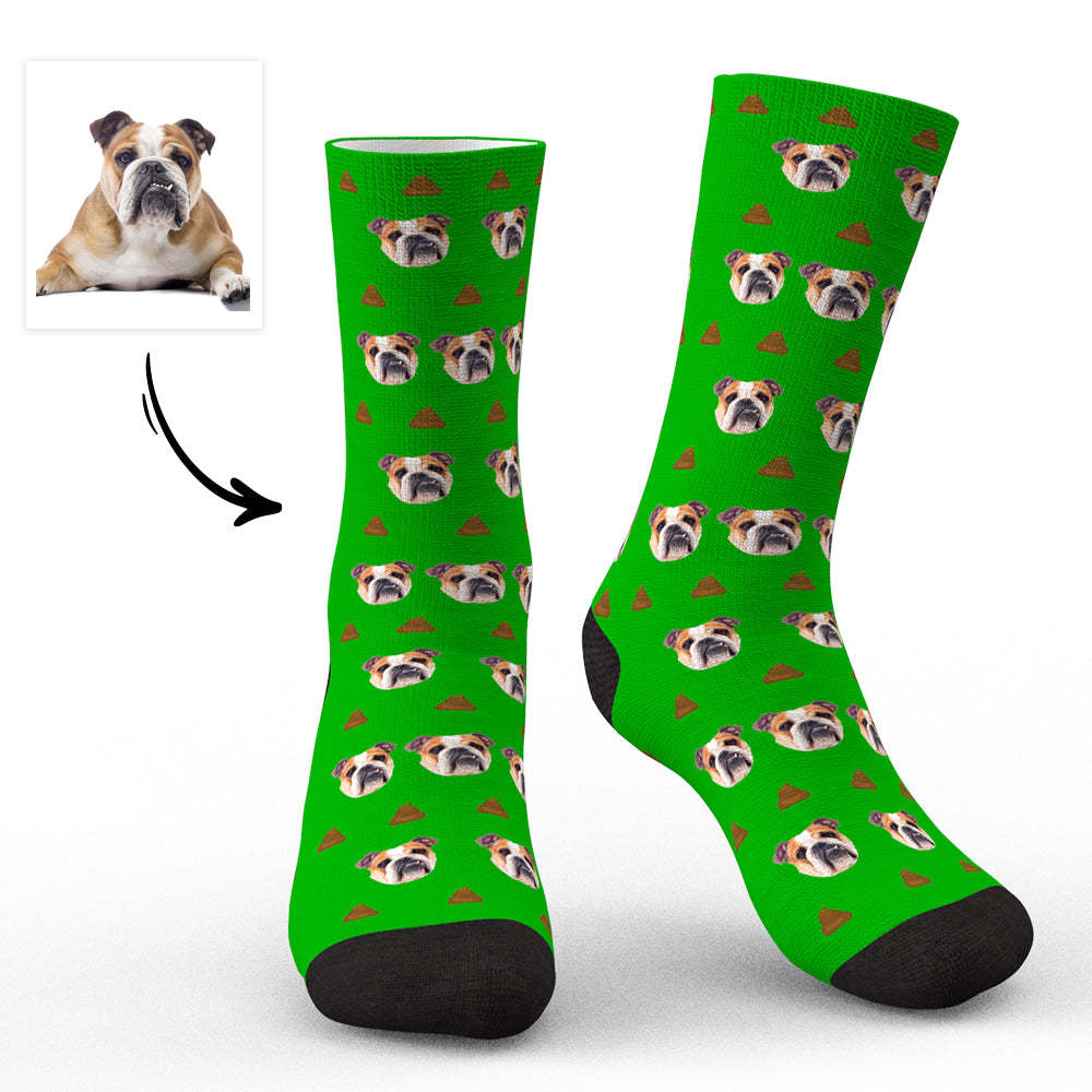 Custom Face socks Unique Dog Photo Socks For Pet Lovers - Dogs - PhotoBoxer