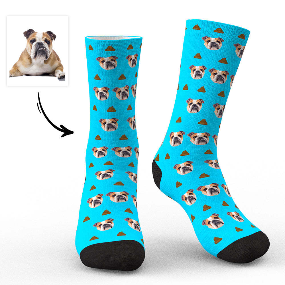 Custom Face socks Unique Dog Photo Socks For Pet Lovers - Dogs - PhotoBoxer