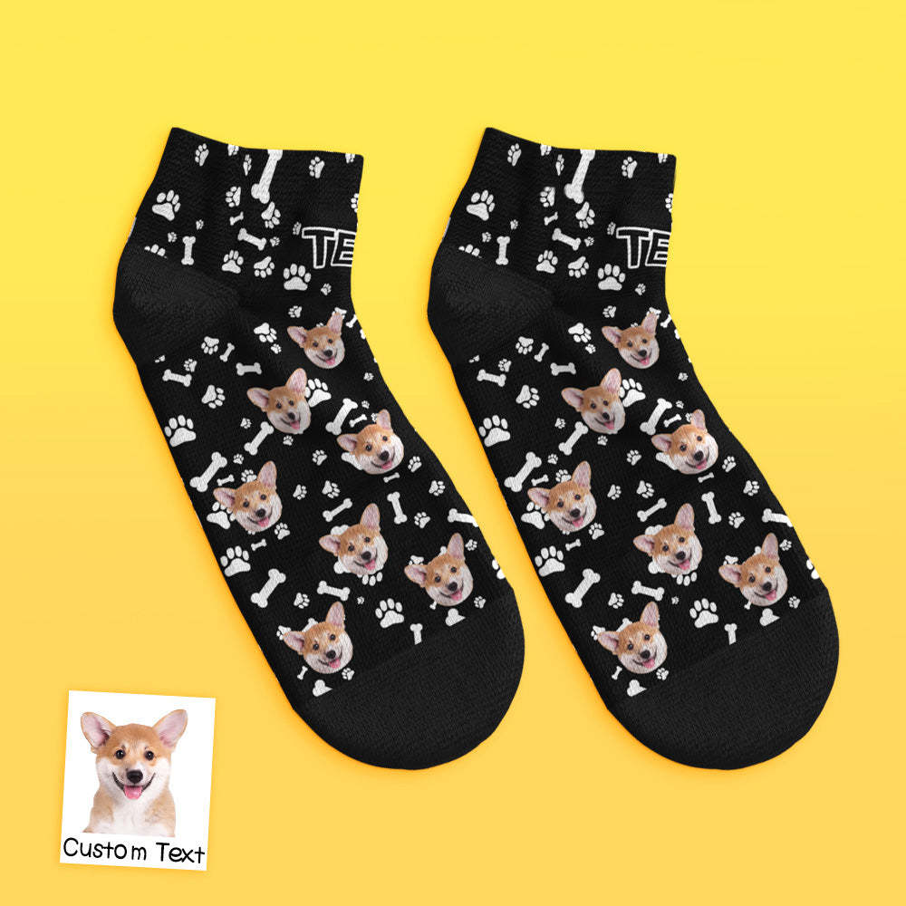 Custom Low cut Ankle Socks Dog - PhotoBoxer