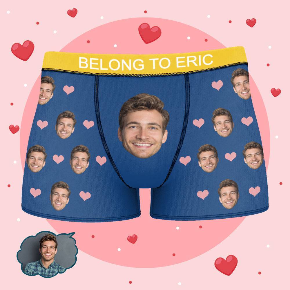 Eric Name Boxers Gifts, Custom Name Boxers, Custom Underwear With Face, Personalized Boxers or Briefs, Custom Mens Underwear, Name Gift for Boyfriend - BestNameGifts
