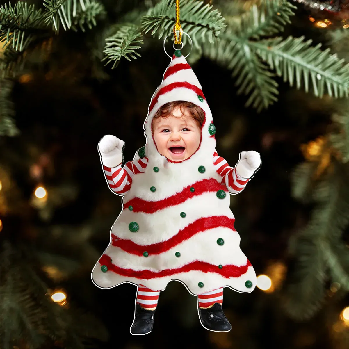 Personalized Family Christmas Ornament, Funny Custom Face Ornament, Holiday Tree Decoration, Christmas Gift for Families - PhotoBoxer