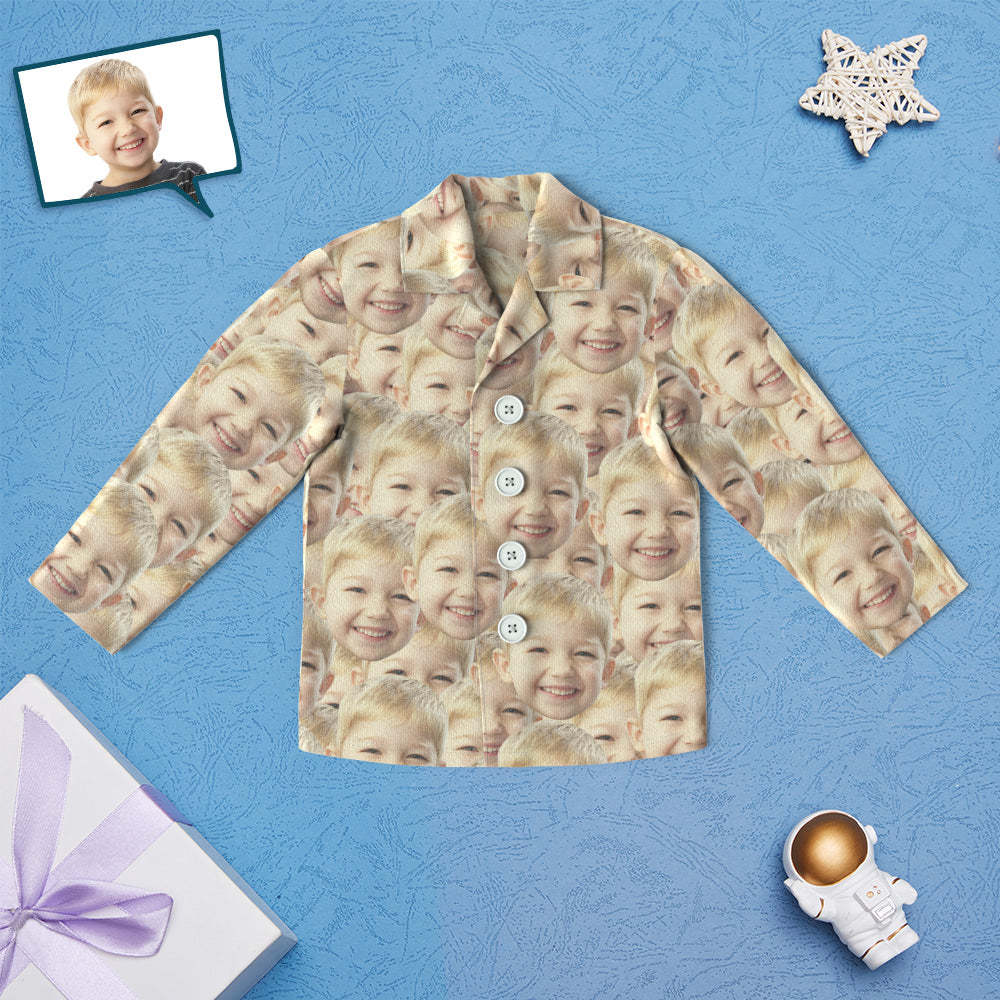 Pijama Infantil Cara Personalizada - Face Mash