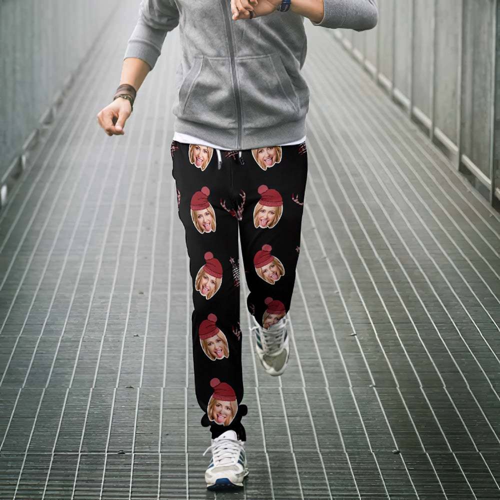 Pantalones De Chándal Con Cara De Novia Personalizados Joggers Unisex Regalo Para Amante