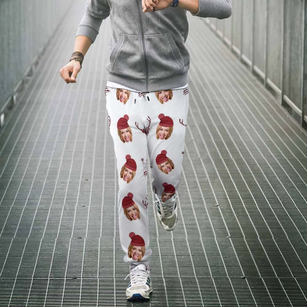 Pantalones De Chándal Con Cara De Novia Personalizados Joggers Unisex Regalo Para Amante