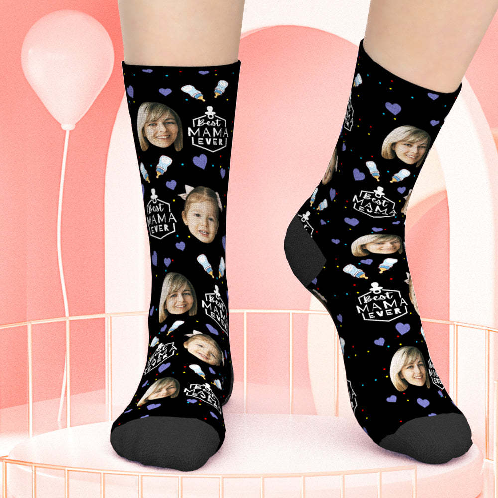 Calcetines personalizados con foto Los mejores regalos para la familia Regalos de cumpleaños calcetines familiares