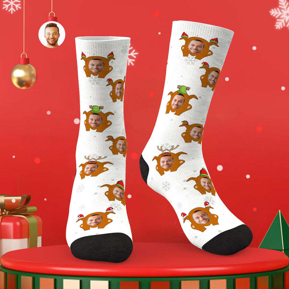 Calcetines De Navidad Personalizados - Color